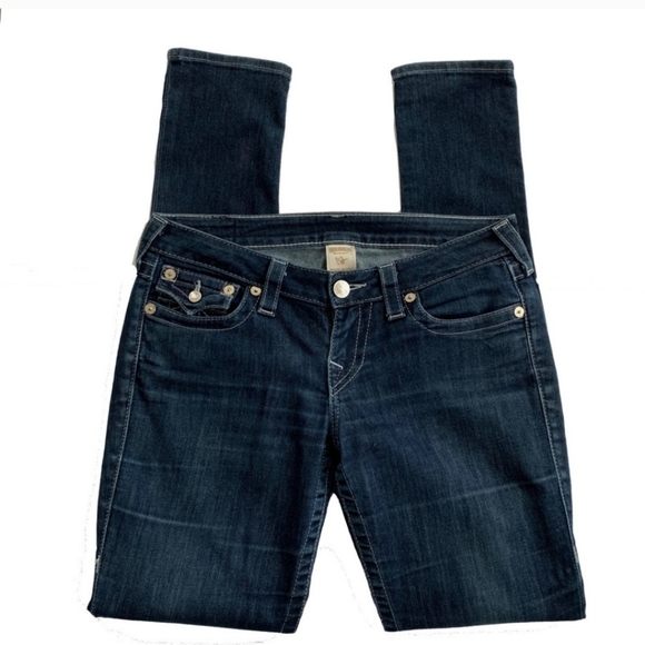 True Religion Embellished Jeweled Skinny Jeans 29 - Picture 2 of 4